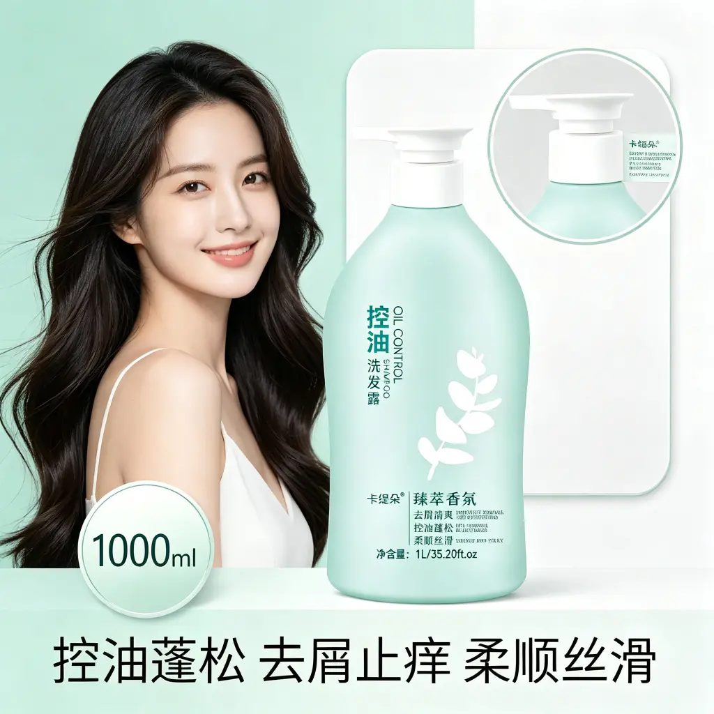 卡缇朵高端臻萃香氛控油去屑洗发露 1L